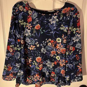 Floral Sheer Blouse